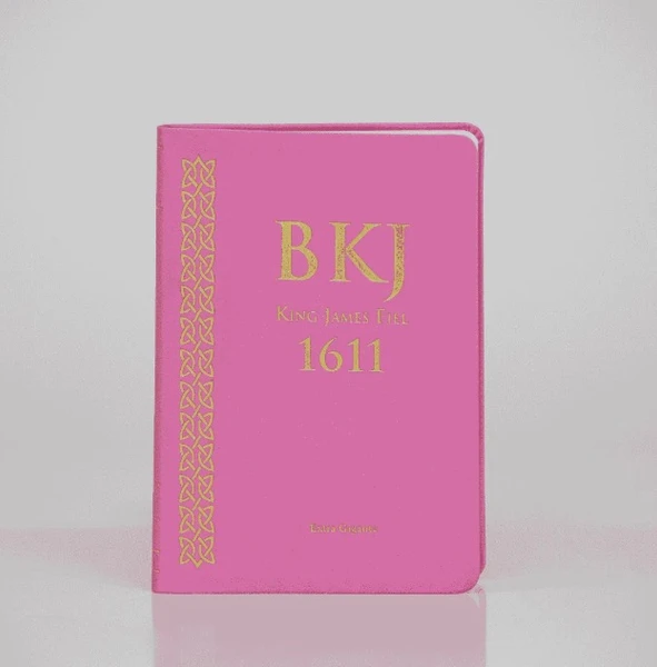 Kit Essencial de Estudo Bíblico ? BKJ Fiel 1611 Capa Pink + Guia Completo de Estudo
