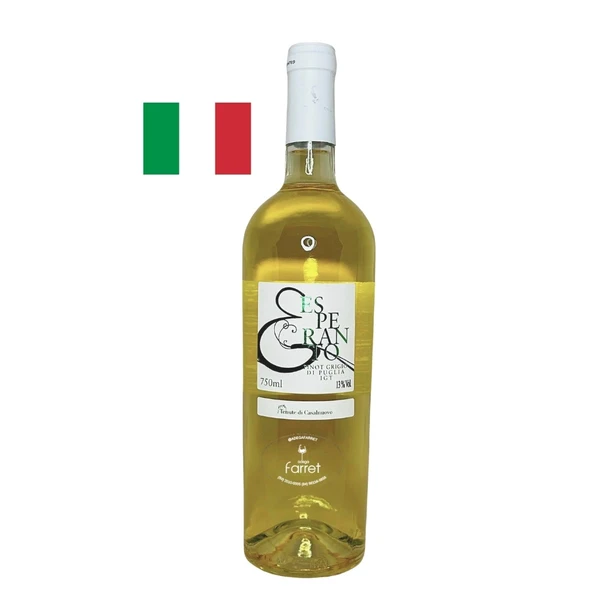 Vinho Branco Esperanto Pinot Grigio IGT 750mL