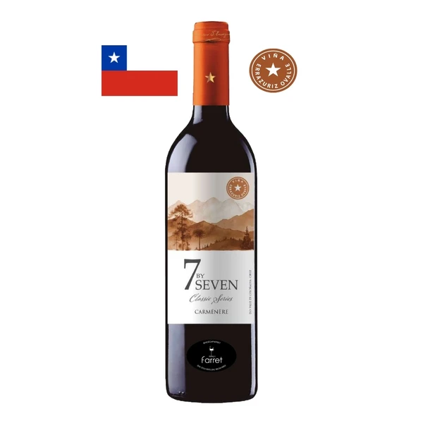 Vinho Tinto 7 By Seven Errazuriz Carménère 750mL