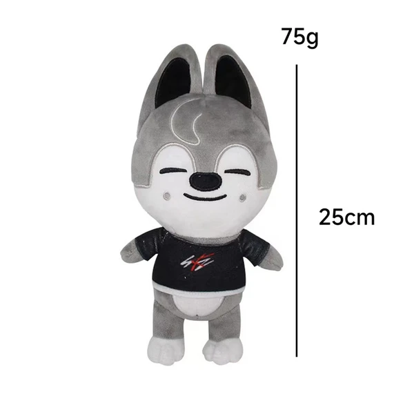 Brinquedo de Pelúcia Skzoo Kpop, Boneco de Pelúcia de Desenho Animado Stray Kids, Companheiro Kawaii para Meninos, Meninas e Fãs Adultos, Presente Leeknow Hyunjin