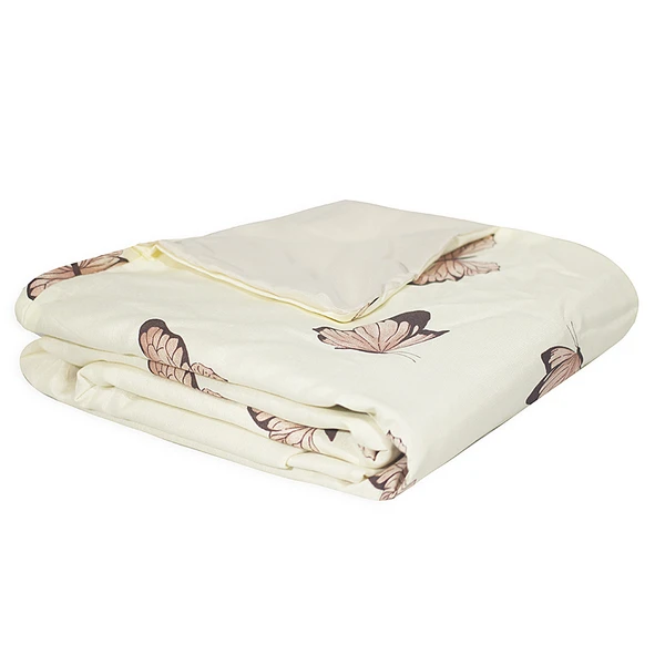 Capa Duvet para Edredom Queen Essencialle com Ziper 1 Peça - Borboletas - 67% Algodão  33% Poliéster