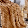 Cobertor Queen Marshmallow Manta Flannel Ultrasoft - Caramelo