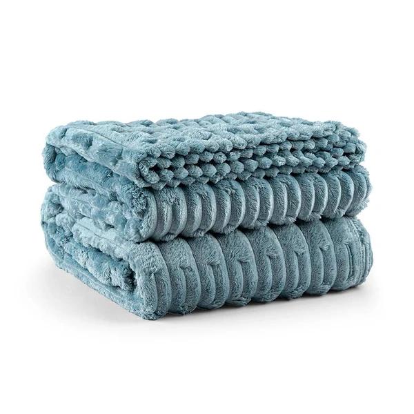Cobertor Queen Polar Manta Flannel Ultrasoft - Turmalina - 100% Poliéster