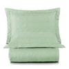 Cobre Leito Casal Agata 200 Fios 3 Peças - Verde - Micropercal 100% Poliester