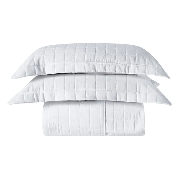 Cobre Leito King Basic 300 Fios 7 Peças - Branco Ethnic
