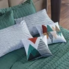 Cobre Leito King Basic 300 Fios 7 Peças - Verde Mountains