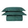 Cobre Leito King Basic 300 Fios 7 Peças - Verde Mountains