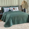 Cobre Leito King Basic 300 Fios 7 Peças - Verde Mountains