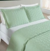 Cobre Leito Queen Agata 200 Fios 3 Peças - Verde  - Micropercal 100% Poliester