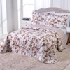 Cobre Leito Queen Colori Dupla Face 200 Fios 3 Peças - Flores Secas