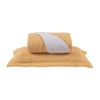 Cobre Leito Solteiro Cristal 200 Fios 2 Peças - Amarelo - Hipercal 100% Poliéster