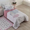 Edredom Solteiro Hipercal 400 Fios Juvenil Estampado 5 Peças - Ballerina