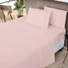 Jogo de Lençol Casal Padrão Elegance 200 Fios 4 Peças - Rosa - 80% algodão 20% poliester
