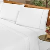 Jogo de Lençol Casal Percal 200 fios 4 Peças Elegance - Branco