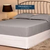 Lençol Avulso King Slim com Elástico Micropercal 200 Fios - Cinza