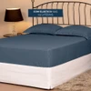 Lençol Avulso King Slim com Elástico Micropercal 200 Fios - Marinho