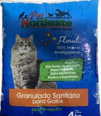 Areia Granulada para gatos (floral)