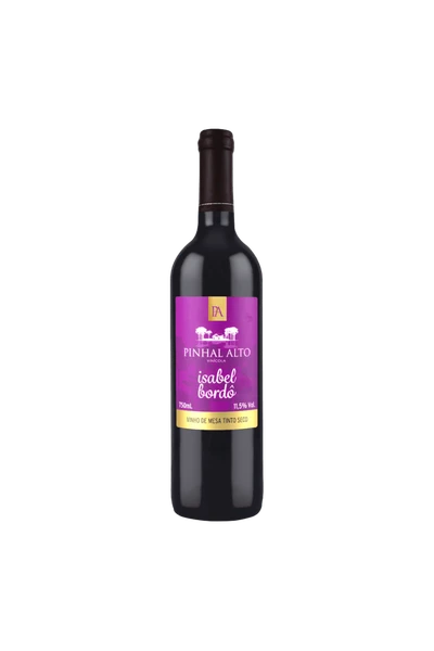 VINHO DE MESA TINTO SECO PINHAL ALTO ISABEL/BORDÔ/750 ML