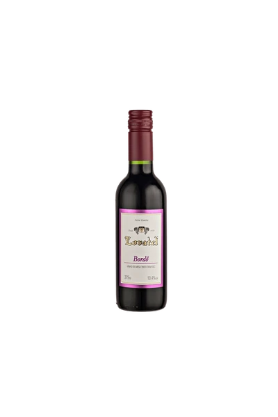 Vinho Bordô Seco Lovatel 375 ml