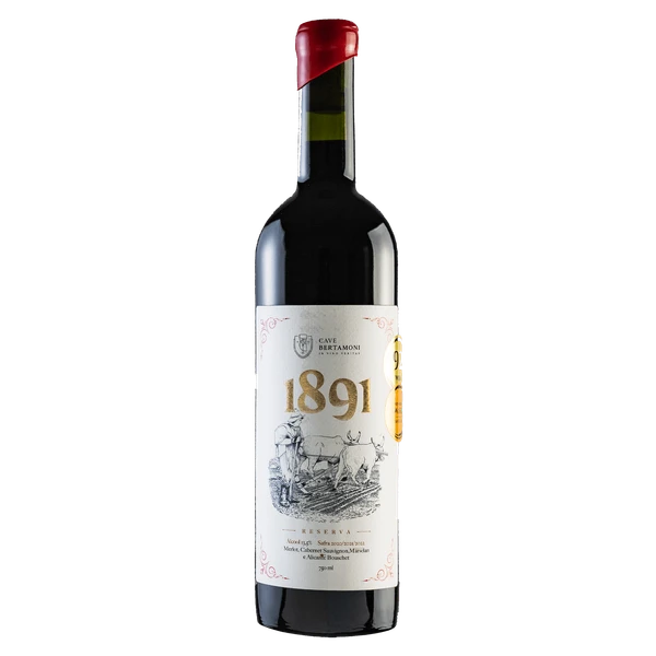 Vinho Fino BLênd 4 Castas 1891 Cave Bertamoni 750ml