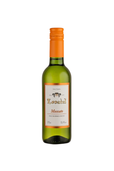 Vinho Fino Branco Moscato Demi Sec Lovatel 375 ml