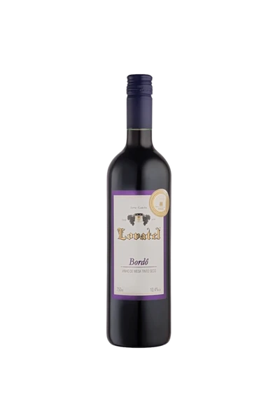 Vinho Tinto de Mesa Seco Bordô 750ml (Tampa Rosca) Lovatel