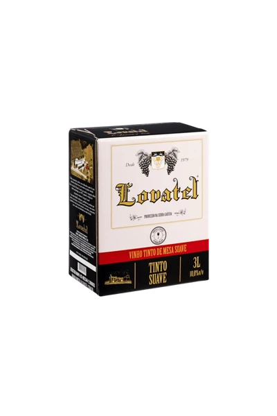 Vinho Tinto de Mesa Suave Lovatel Bag 3l