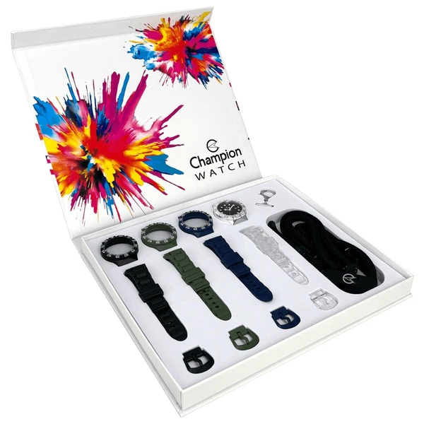 Relógio Champion Sports Troca Pulseiras Analógico CP31001U