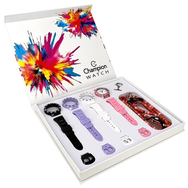 Relógio Champion Sports Troca Pulseiras Analógico CP31001U