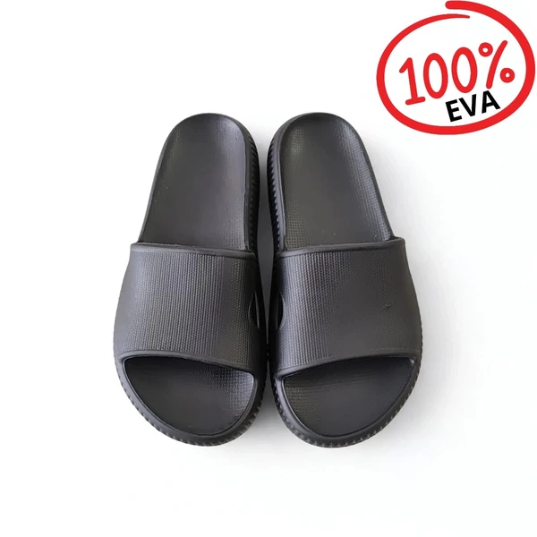 Chinelo Nuvem preto Slide EVA puro