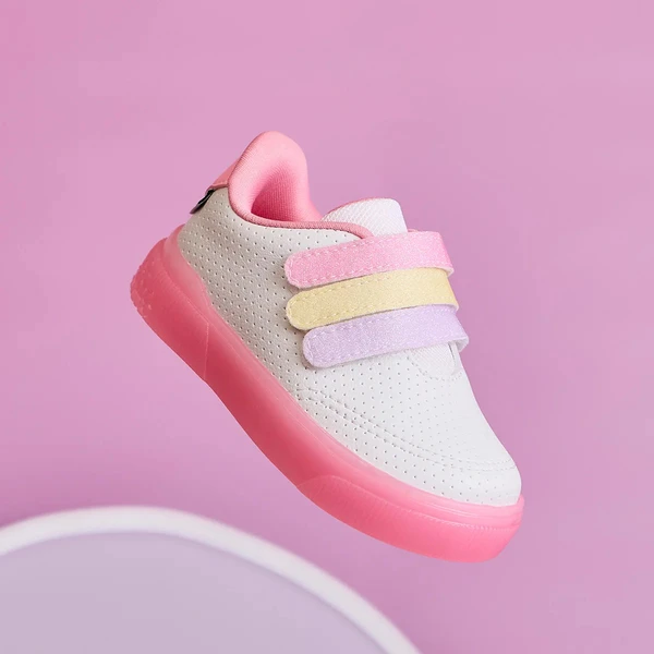 Tênis Infantil Feminino Pampili Yumi Glitter Colorido