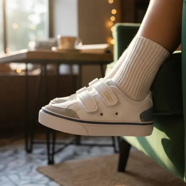 Tênis Infantil Menino Estilo Street Klin Freestyle Mini  Branco