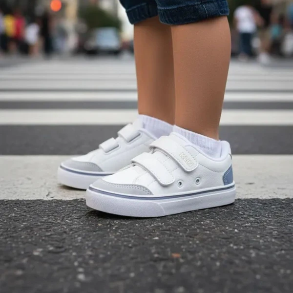 Tênis Infantil Menino Estilo Street Klin Freestyle Mini  Branco