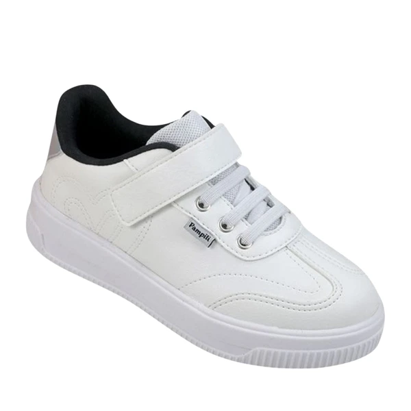 Tenis Pampili feminino Up Coracao Branco
